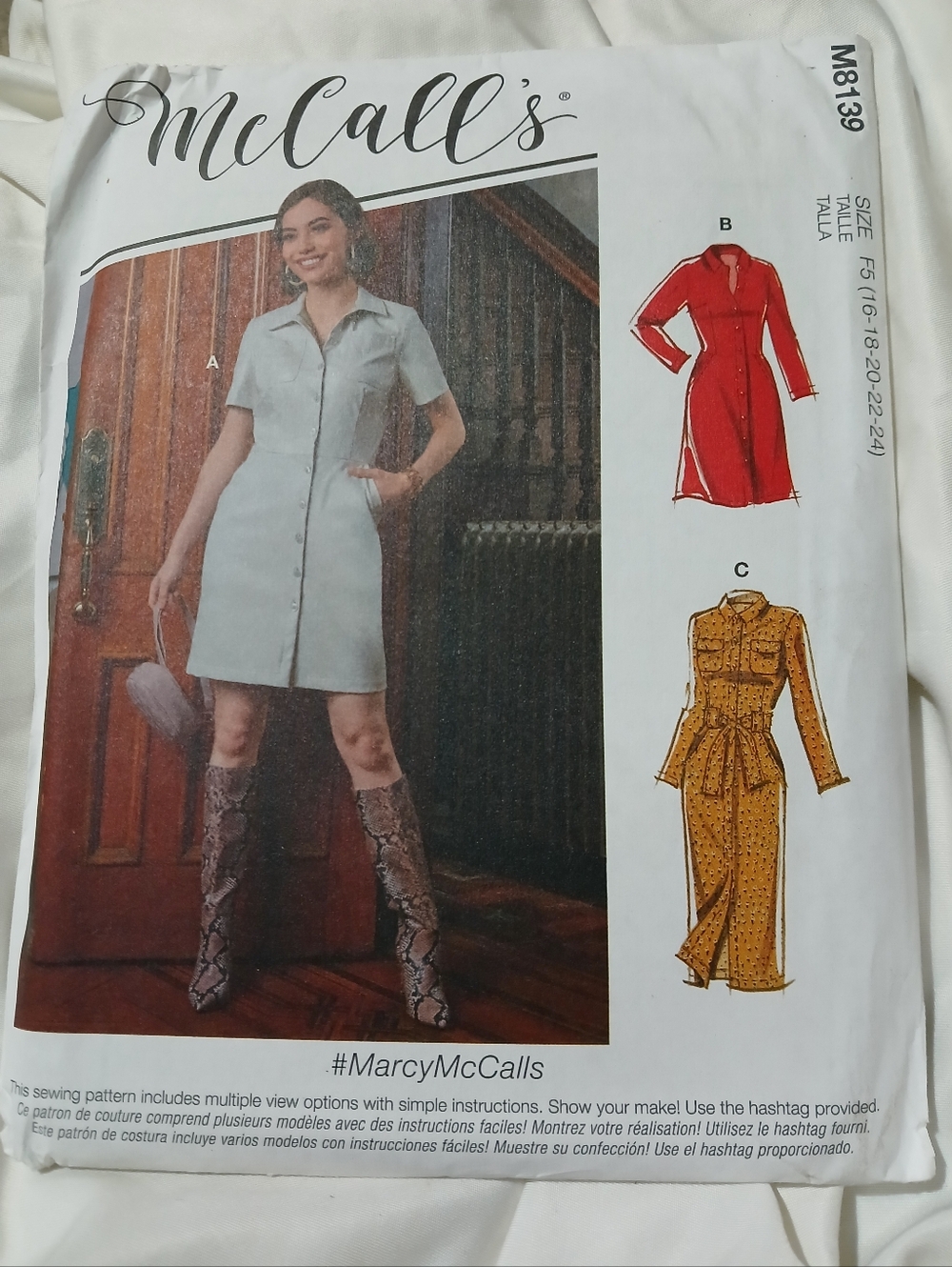 McCALL'S Sewing Pattern M8139